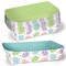 Big Dot of Happiness Spring Easter Paper Food Trays, Disposable Food Boats for Spring Easter, Double-Sided Meal Holders for Nachos, Hot Dogs - 12 Ct